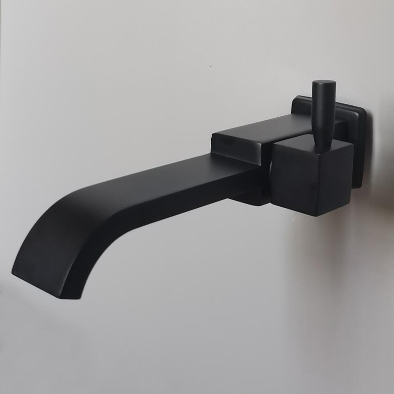 Basin Mixer Tap - Mosiężny kran z zimną czarną wodą,
