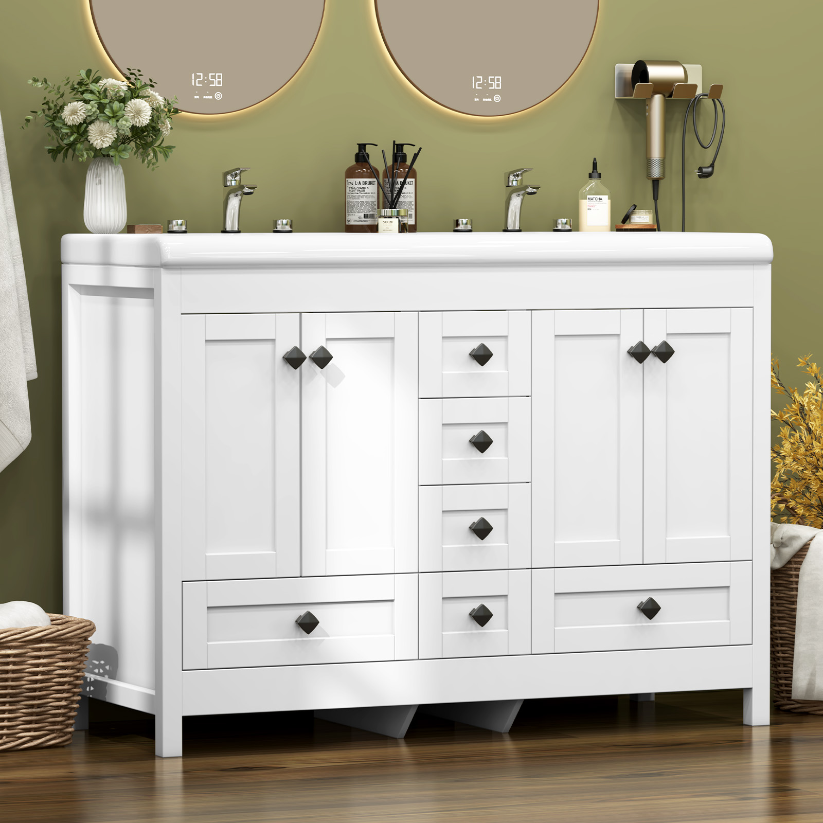 Home Bathroom Vanity Combo - Szafka łazienkowa o długości 47,3 cala,