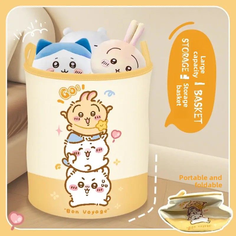 Home Edit Bathroom Storage - Składany kosz na pranie Chiikawa Anime,