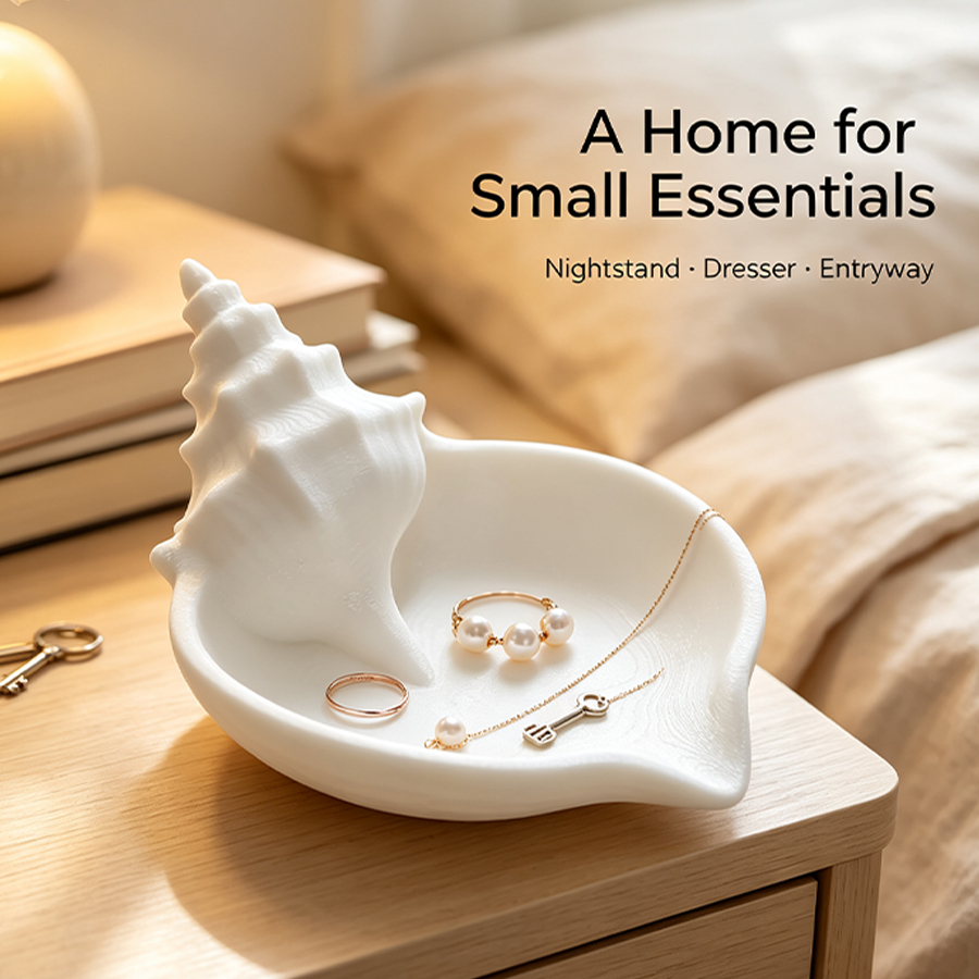 Home Essentials Bathroom Storage - Taca na biżuterię w stylu nordyckim,