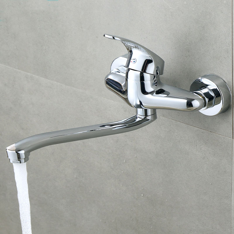 Basin Mixer Tap - Bateria kuchenna ścienna dwuotworowa bateria umywalkowa